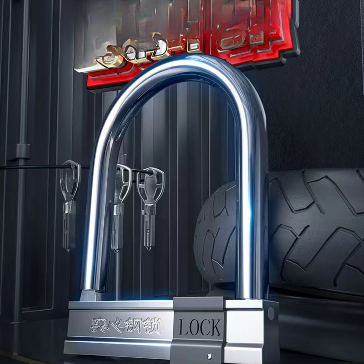 U Lock Heavy Duty - Puerta de vidrio, cerradura con contraseña