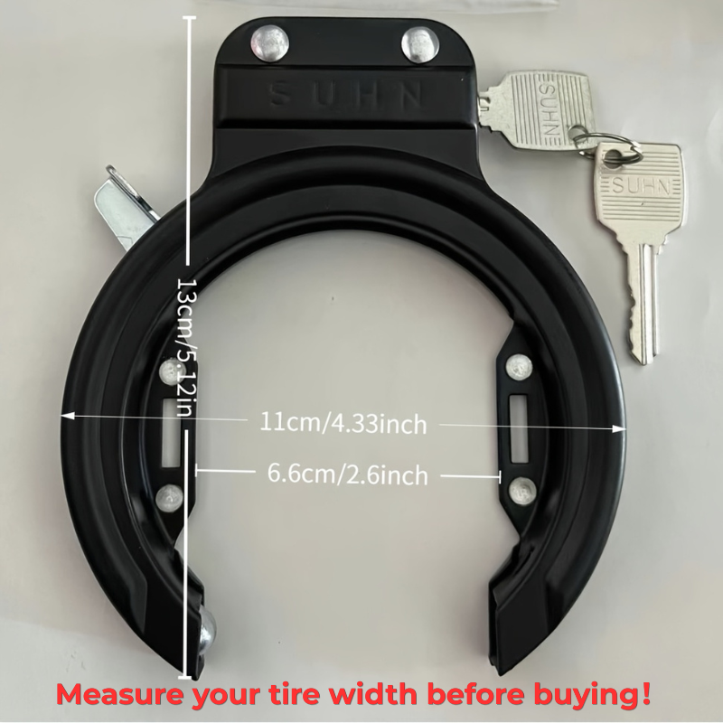 U Lock Heavy Duty - Candado de Herradura para Bicicleta de