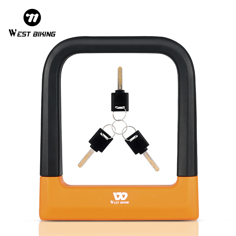 U Lock Heavy Duty - WEST BIKING-candado en U para bicicleta