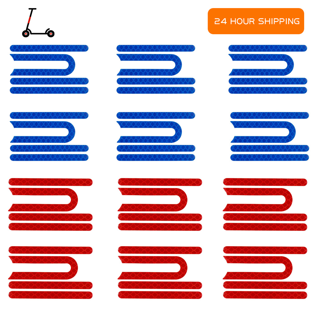 Spoke Reflector Set - Juego de 1/2/4/6 pegatinas reflectantes para