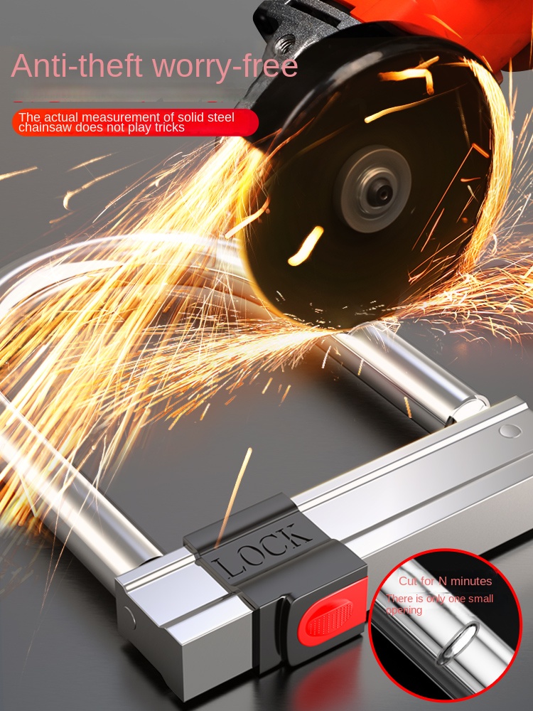 Puerta de vidrio, cerradura co - U Lock Heavy Duty reseña y precio