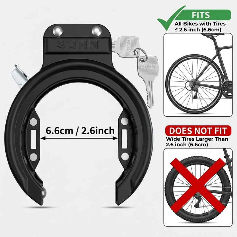 Candado de Herradura para Bici - U Lock Heavy Duty reseña y precio
