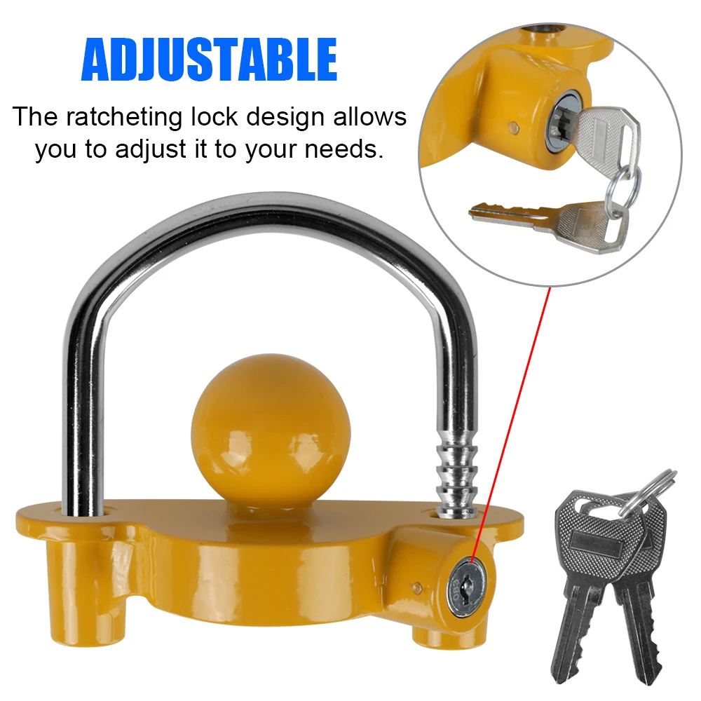 Acoplador de remolque antirrob - U Lock Heavy Duty reseña y precio