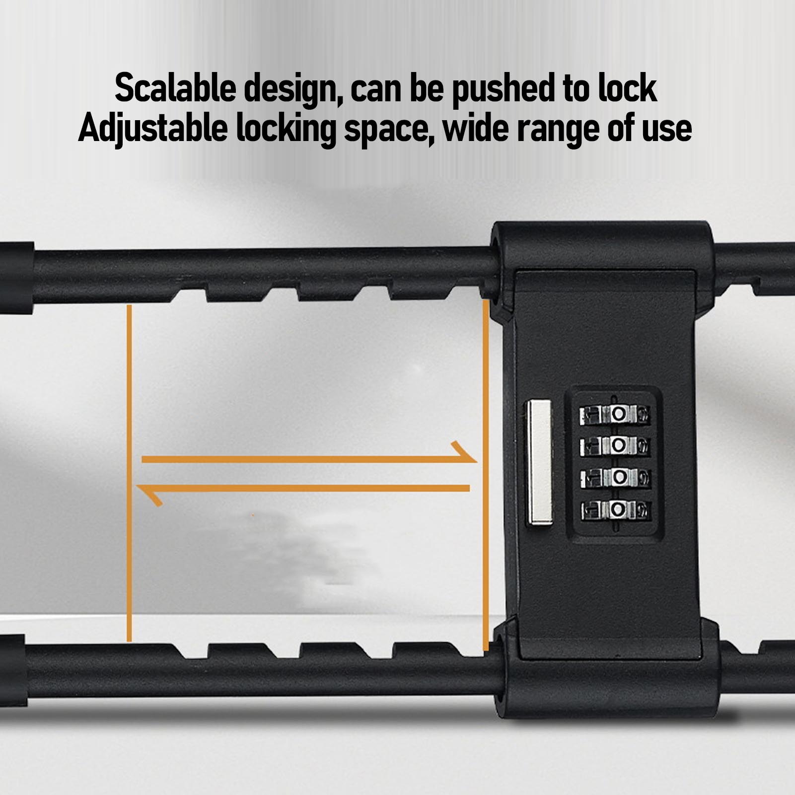 Candado de combinación de 4 dí - U Lock Heavy Duty reseña y precio