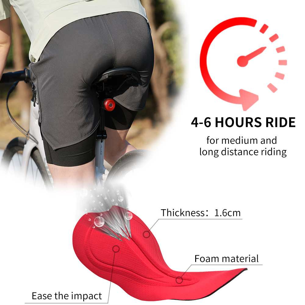 WOSAWE-pantalones cortos de ci - Cycling Commuter Pants reseña y precio