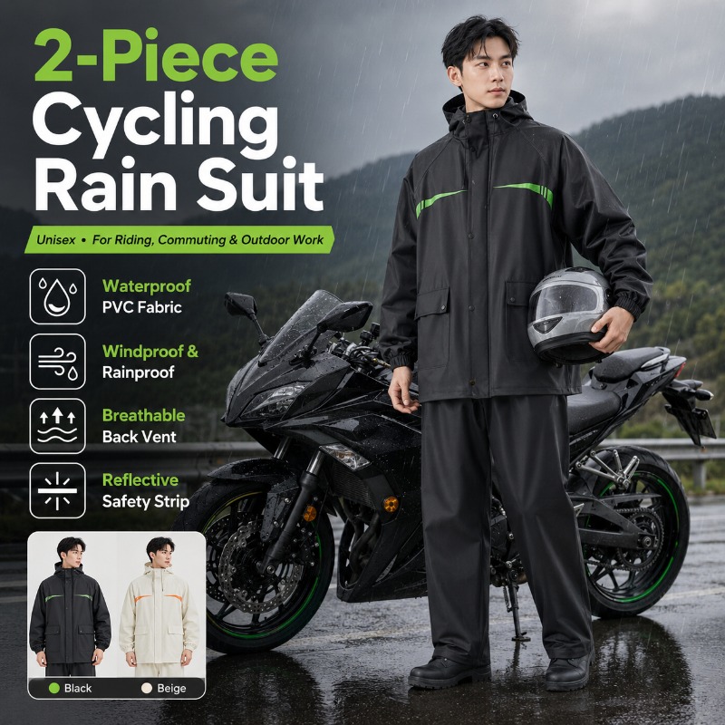 Traje Impermeable de Ciclismo  - Cycling Commuter Rain Jacket reseña y precio