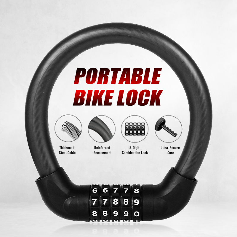 Candado para bicicleta con com - U Lock Heavy Duty reseña y precio